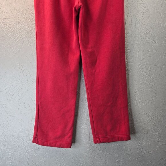 Hollister Y2K Sweatpants Mens Medium Red Embroidered Pull On Lounge Straight Leg - Picture 11 of 12
